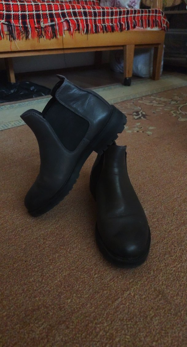 Greyder Chelsea Siyah Renkli Bantlı Deri Bot - Görsel 2