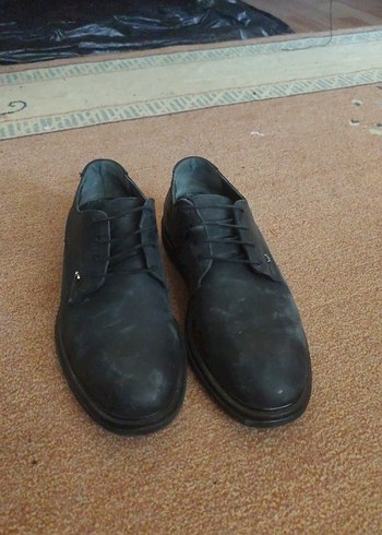 Carfier Marka Siyah Deri Erkek Klasik Ayakkabı - Görsel 3