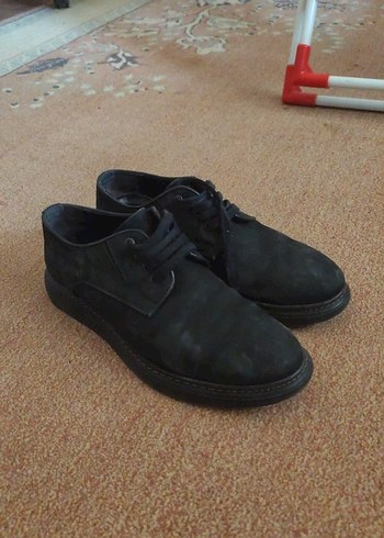 Fabrika Marka Klasik Siyah Ayakkabı - Görsel 2