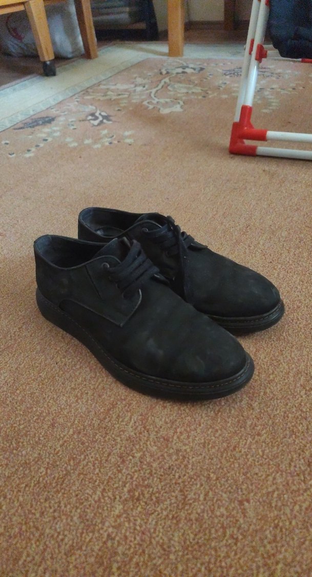 Fabrika Marka Klasik Siyah Ayakkabı - Görsel 2