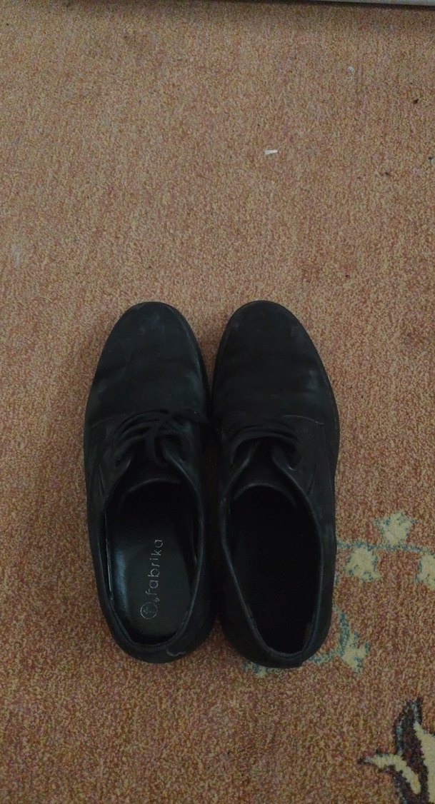 Fabrika Marka Klasik Siyah Ayakkabı - Görsel 3