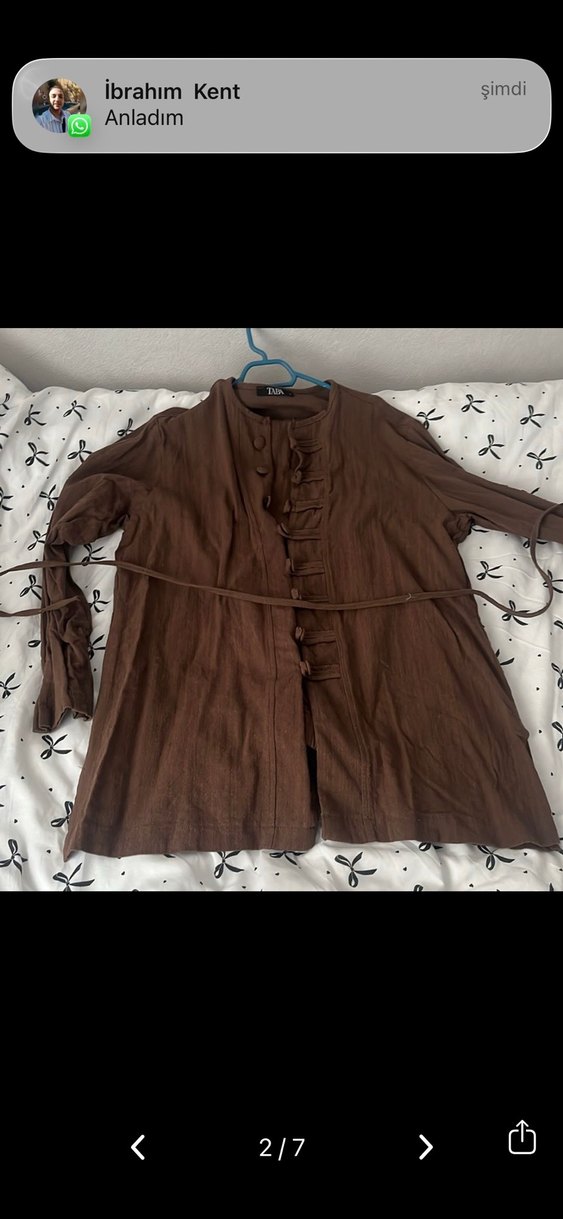 Kahverengi alt üst takım - Görsel 4