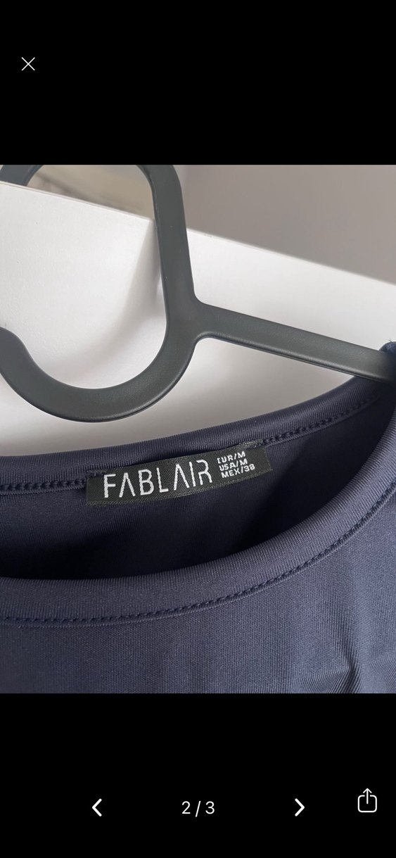 Gri Uzun Kollu Kadın Bluz - Görsel 2