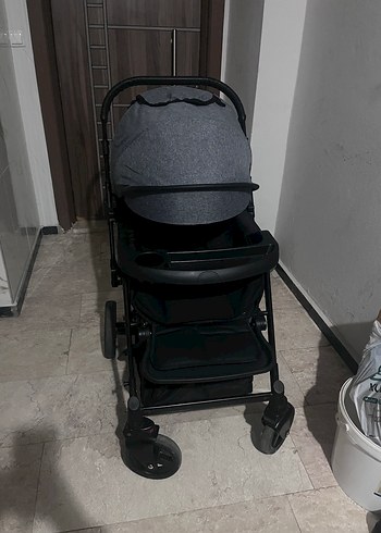 Gri Bebek Arabası - Görsel 2