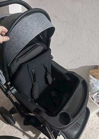 Gri Bebek Arabası - Görsel 3