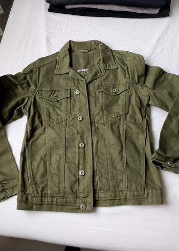 Koton Haki Denim Ceket