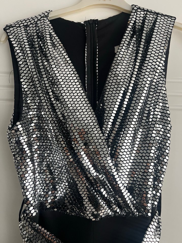 Kadın Kemerli Payetli  Uzun Tulum - Görsel 2