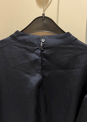 Uzun Kollu Siyah Kadın Bluz - Görsel 5