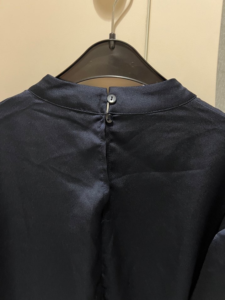 Uzun Kollu Siyah Kadın Bluz - Görsel 5