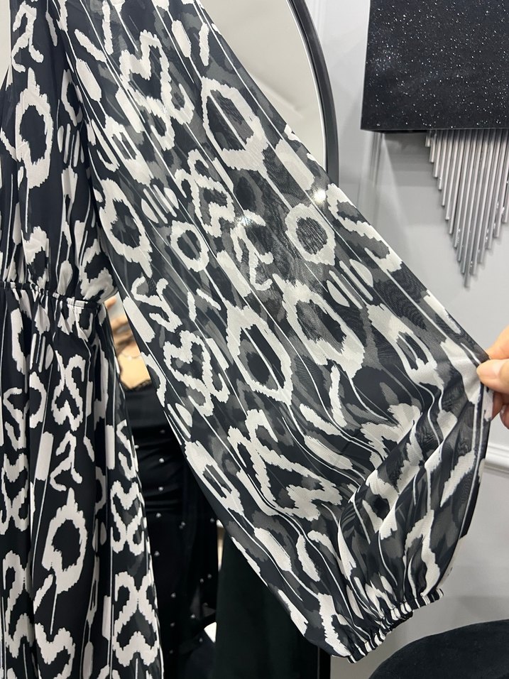 Şifon Elbise - Görsel 5