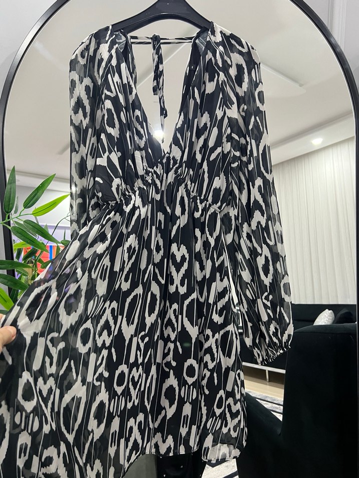 Şifon Elbise - Görsel 2