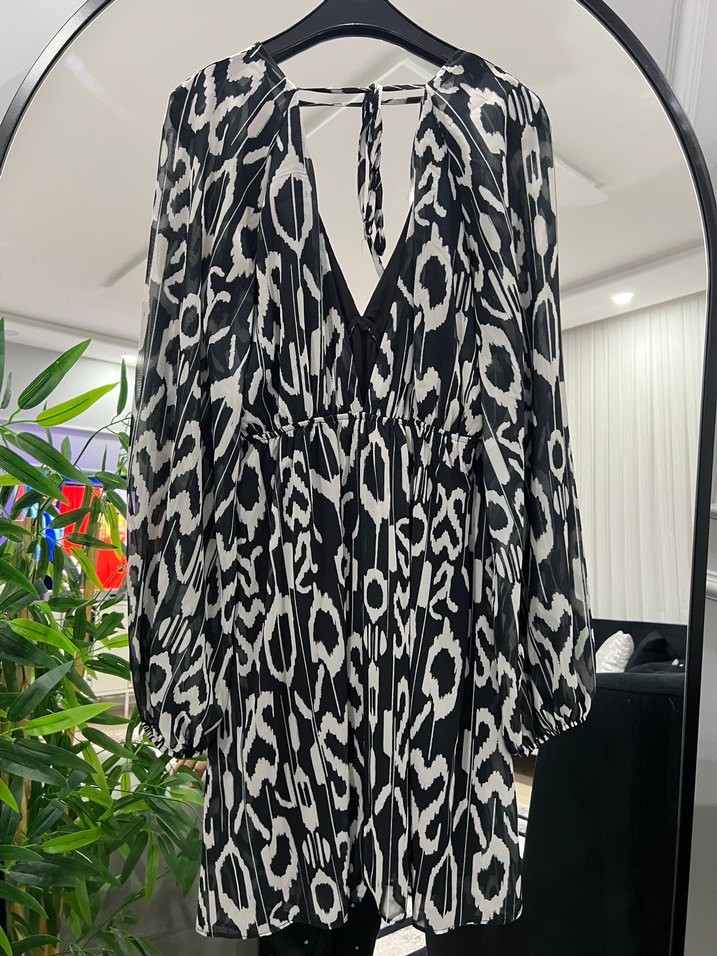 Şifon Elbise - Görsel 3