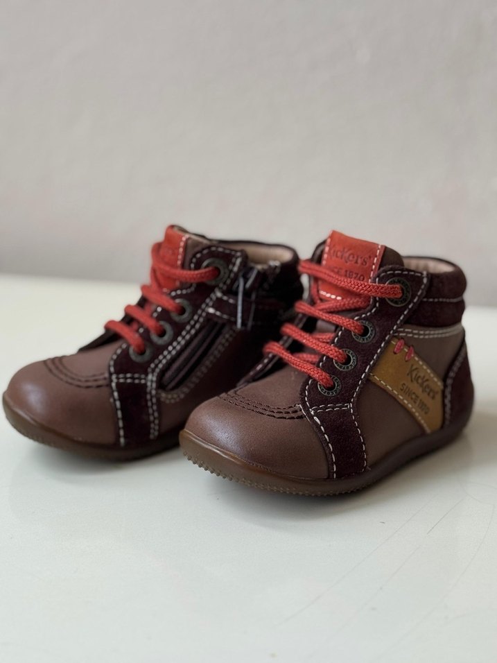 Kahverengi Çocuk İlk Adım Ayakkabısı - Görsel 3