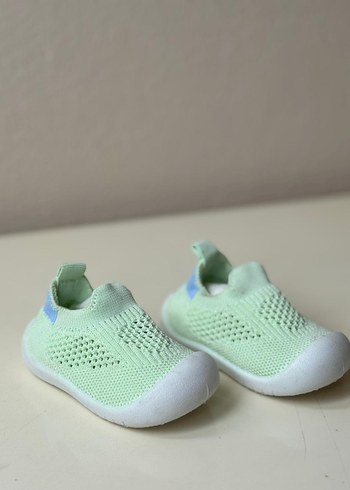 Örgü Kumaşlı Erkek Bebek İlk Adım Ayakkabısı - Görsel 2