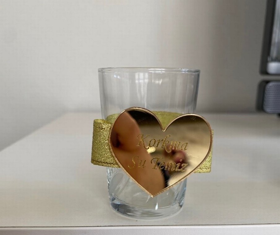 Altın Renkli Süslemeli Ayna Tepsi - Görsel 5