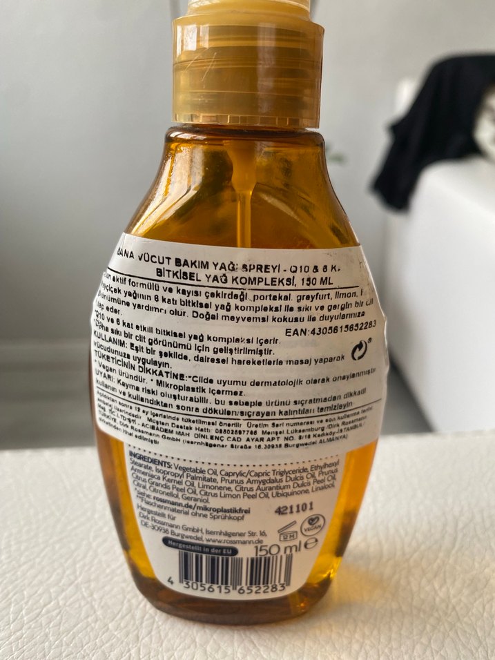 ISANA Q10 Vücut Yağı - Görsel 3