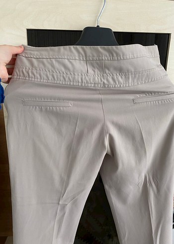 Bej  Kadın Kumaş Pantolon - Görsel 4