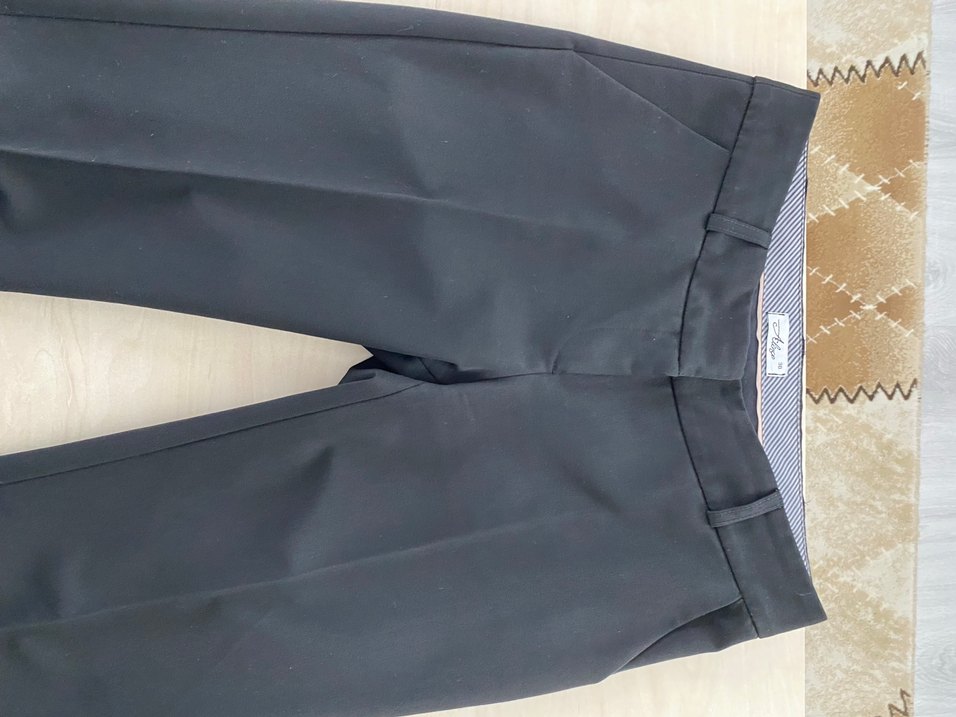 Siyah Kadın Kumaş Pantolon - Görsel 3