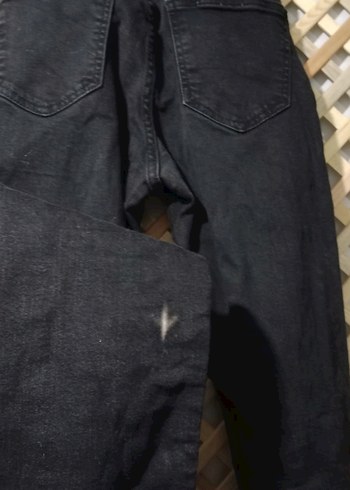 Kadın Siyah Regular Fit Kot Pantolon - Görsel 2