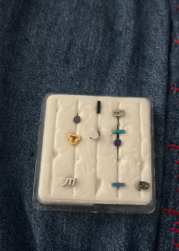 Renkli işlemeli kadın-erkek piercing hızma - Görsel 2