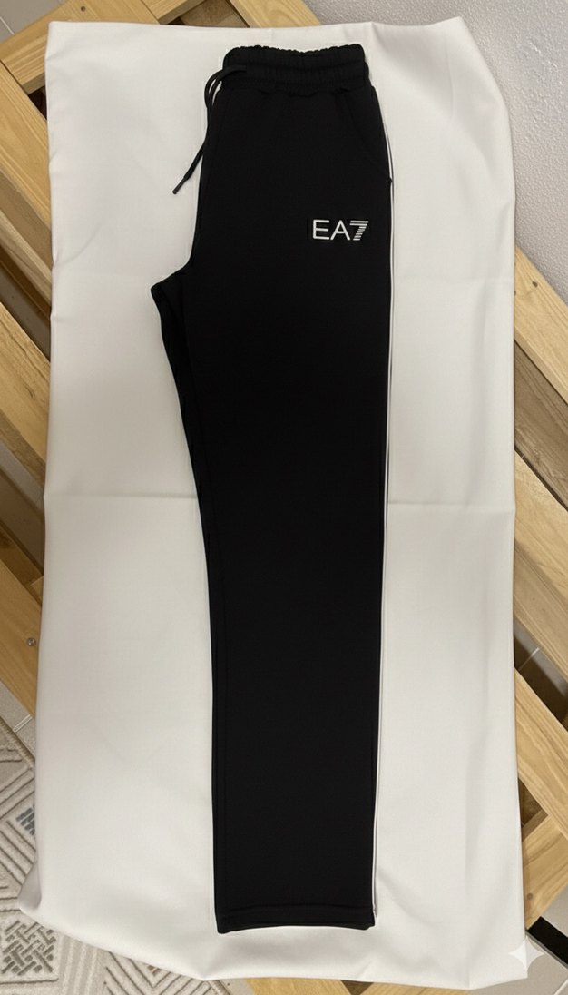 EA7 Siyah Erkek Eşofman Altı - Görsel 2