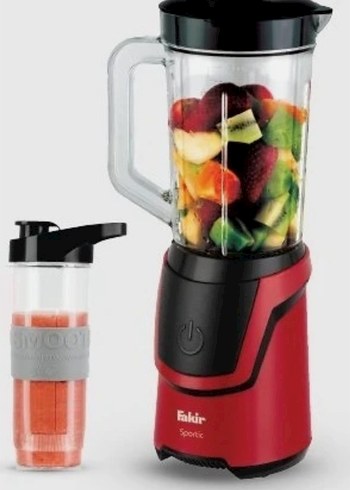Kırmızı Sportic Fakir Blender ve Smoothie Bardak - Görsel 2
