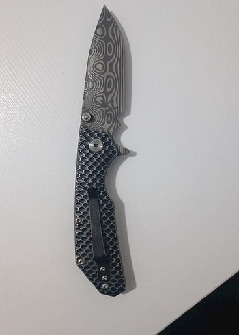 Koyu Siyah Katlanır Cep Bıçağı - Görsel 2