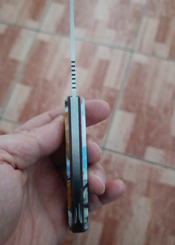 Renkli Kuş Figürlü Katlanır Bıçak - Görsel 3