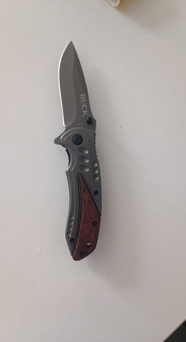 Buck Katlanabilir Bıçak Kahverengi - Görsel 2