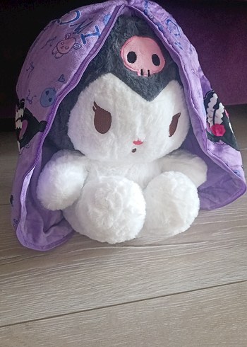 35 cm Mor Kuromi fermuarlı model - Görsel 3