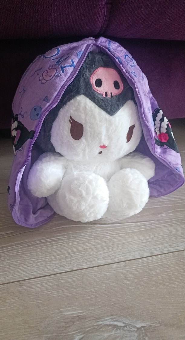 35 cm Mor Kuromi fermuarlı model - Görsel 3