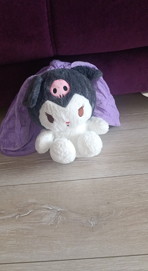 35 cm Mor Kuromi fermuarlı model - Görsel 4