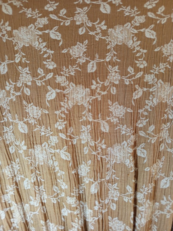 Bej Uzun Kollu Pilili Bohem Elbise - Görsel 2