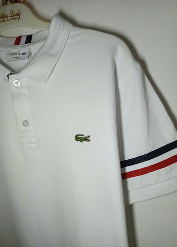 Erkek Beyaz Kısa Kollu Polo Tişört - Görsel 2