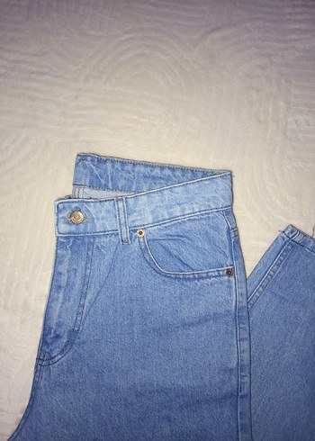 Pastel Mavi Erkek Baggy jeans Pantolon - Görsel 3