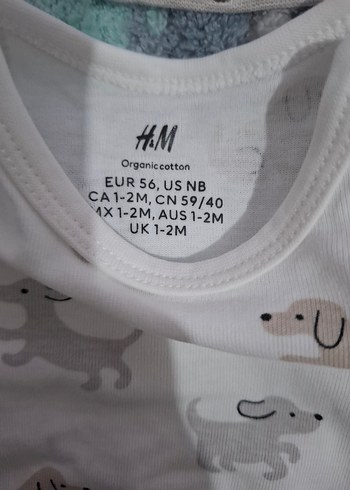 CARTERS ve H&M Erkek Bebek Kısa Kollu Pamuklu Body Zıbın - Görsel 5
