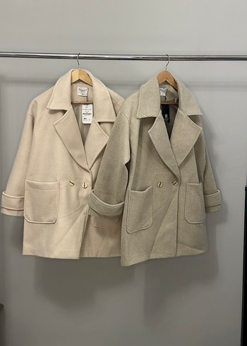 Bej Oversize Kaban - Görsel 2