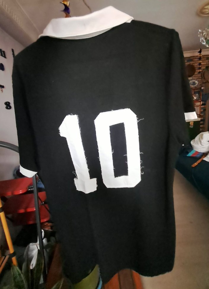 Pamuk Siyah-Beyaz Kısa Kollu bjk forma - Görsel 3