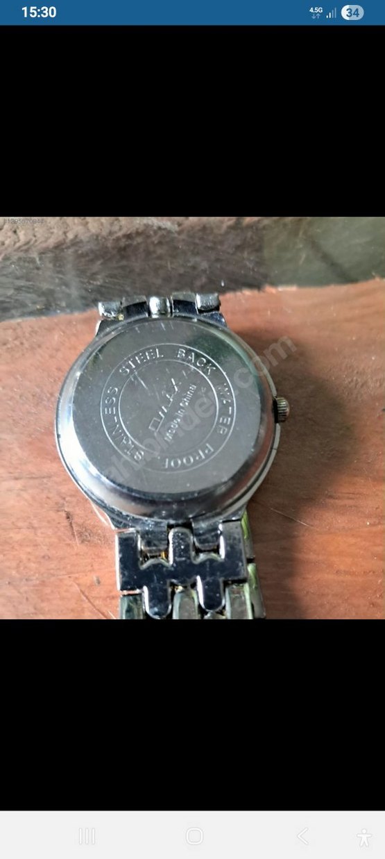 omax Klasik Altın Renkli  Kol Saati - Görsel 2