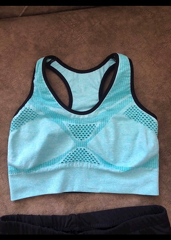 Kadın Turkuaz İki Parça Spor Takım - Görsel 3