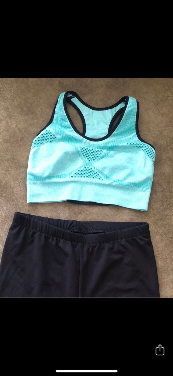 Kadın Turkuaz İki Parça Spor Takım - Görsel 5