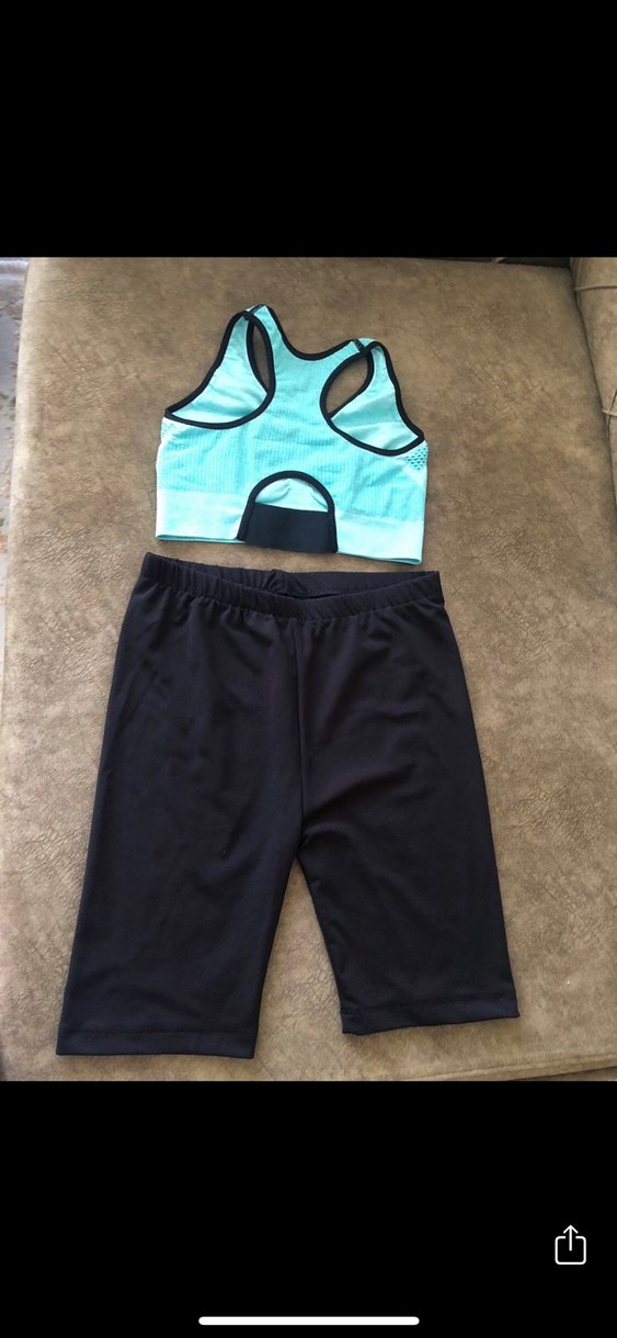 Kadın Turkuaz İki Parça Spor Takım - Görsel 2