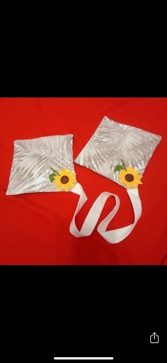 Ayçiçeği Desenli Kahverengi Mutfak Önlüğü - Görsel 3