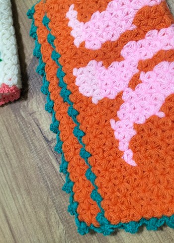 Renkli Örgü Banyo Süngeri - Görsel 3