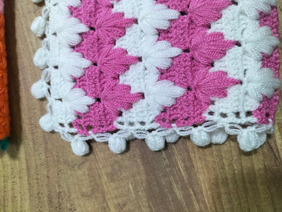 Renkli Örgü Banyo Süngeri - Görsel 4