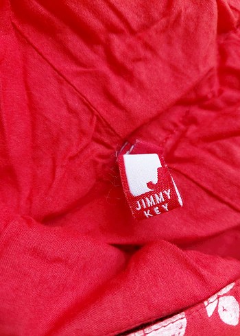 Kırmızı Volanlı Midi Etek - Görsel 4