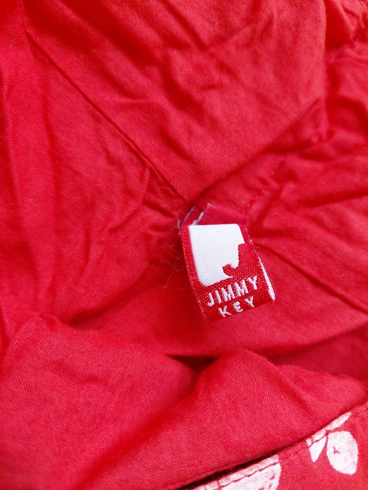 Kırmızı Volanlı Midi Etek - Görsel 4