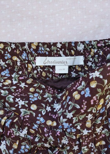 Kahverengi Retro Mini Etek - Görsel 3