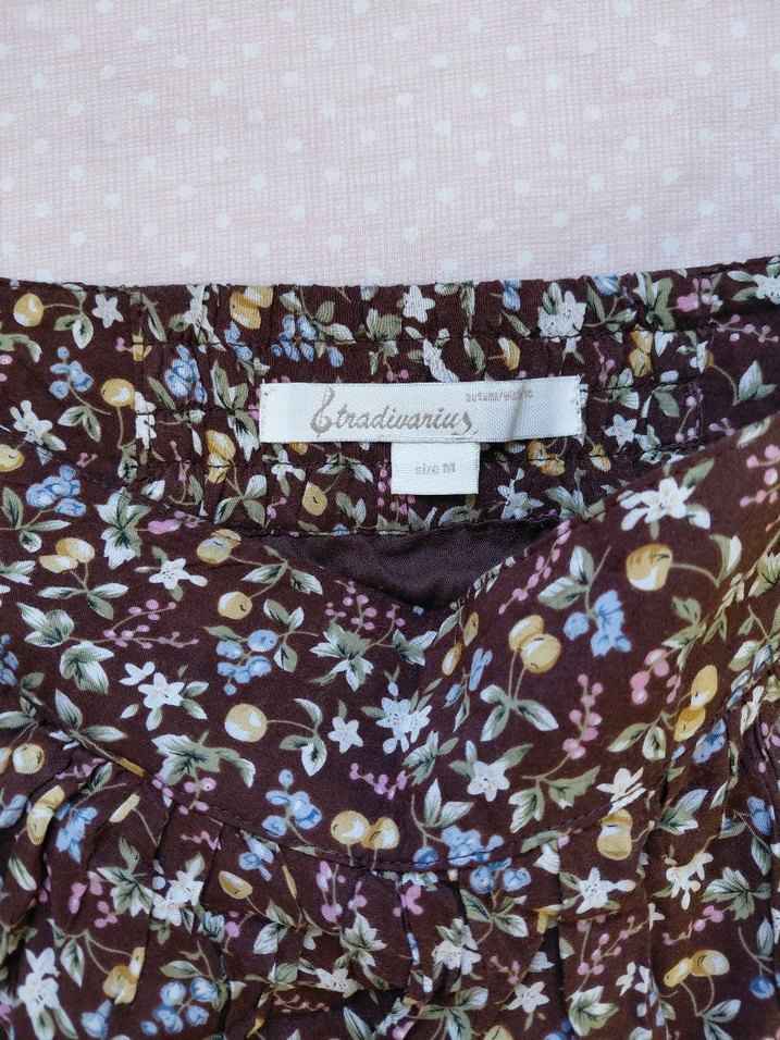 Kahverengi Retro Mini Etek - Görsel 3