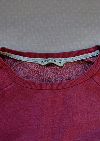 Koyu pembe Kadın Sweatshirt - Görsel 2